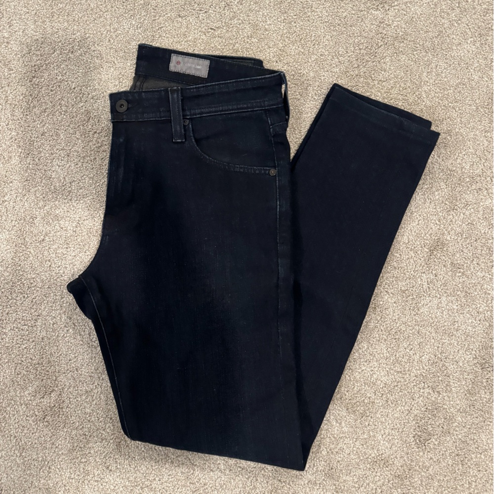 AG Men's Dark Denim Skinny Jeans